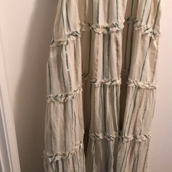 NWT Anthropologie Safa Tiered Shimmer MIDI Dress - Picture 15 of 16